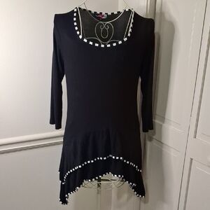 HeartSoul Black and White Tunic Top